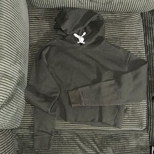 Wild Fable Dark Gray Cropped Hoodie